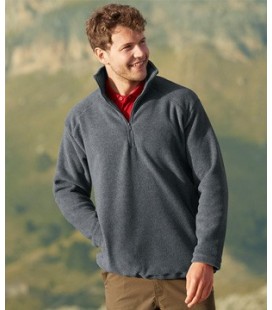 Мужская флисовая кофта Fruit of the Loom Half Zip Fleece
