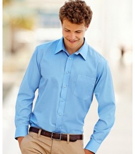 Мужская Рубашка Fruit of the Loom Short Sleeve Poplin Shirt