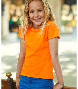  ФУТБОЛКА ДЛЯ ДЕВОЧЕК Fruit of the loom SOFSPUN® T 