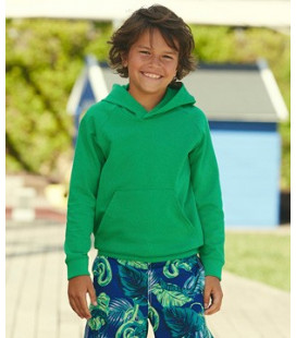 ДЕТСКАЯ ЛЕГКАЯ ТОЛСТОВКА С КАПЮШОНОМ  Fruit of the loom KIDS LIGHTWEIGHT HOODED SWEAT