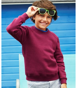ДЕТСКАЯ ТОЛСТОВКА Fruit of the loom  РЕГЛАН KIDS CLASSIC RAGLAN SWEAT