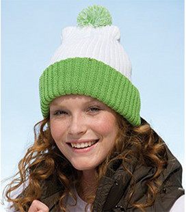 Вязаная шапка с помпоном MB7540 