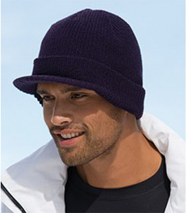 Вязаная шапка с козырьком MB7530 