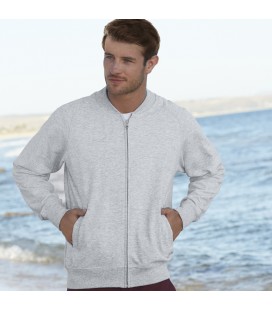 Мужской легкий свитер на замке