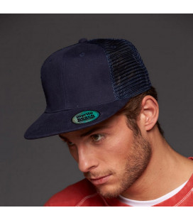 Кепка снепбек с хлопка и сеточкой шестипанельная MB6509 