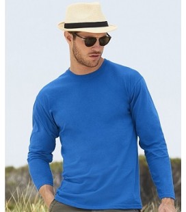 Мужская футболка с длинным рукавом Fruit of the Loom ValueWeight Long Sleeve T