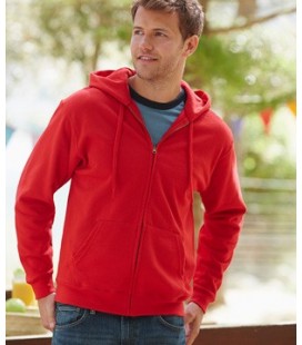 Мужская толстовка с купюшоном Fruit of The Loom Classic Hooded Sweat Jacket
