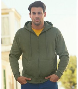 Мужская толстовка с капюшоном премиум Fruit of the Loom Premium Hooded Sweat Jacket
